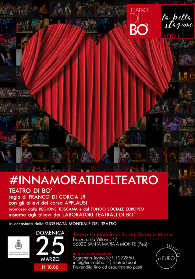 Domenica 25 Marzo - "Innamorati del Teatro" al Teatro Comunale